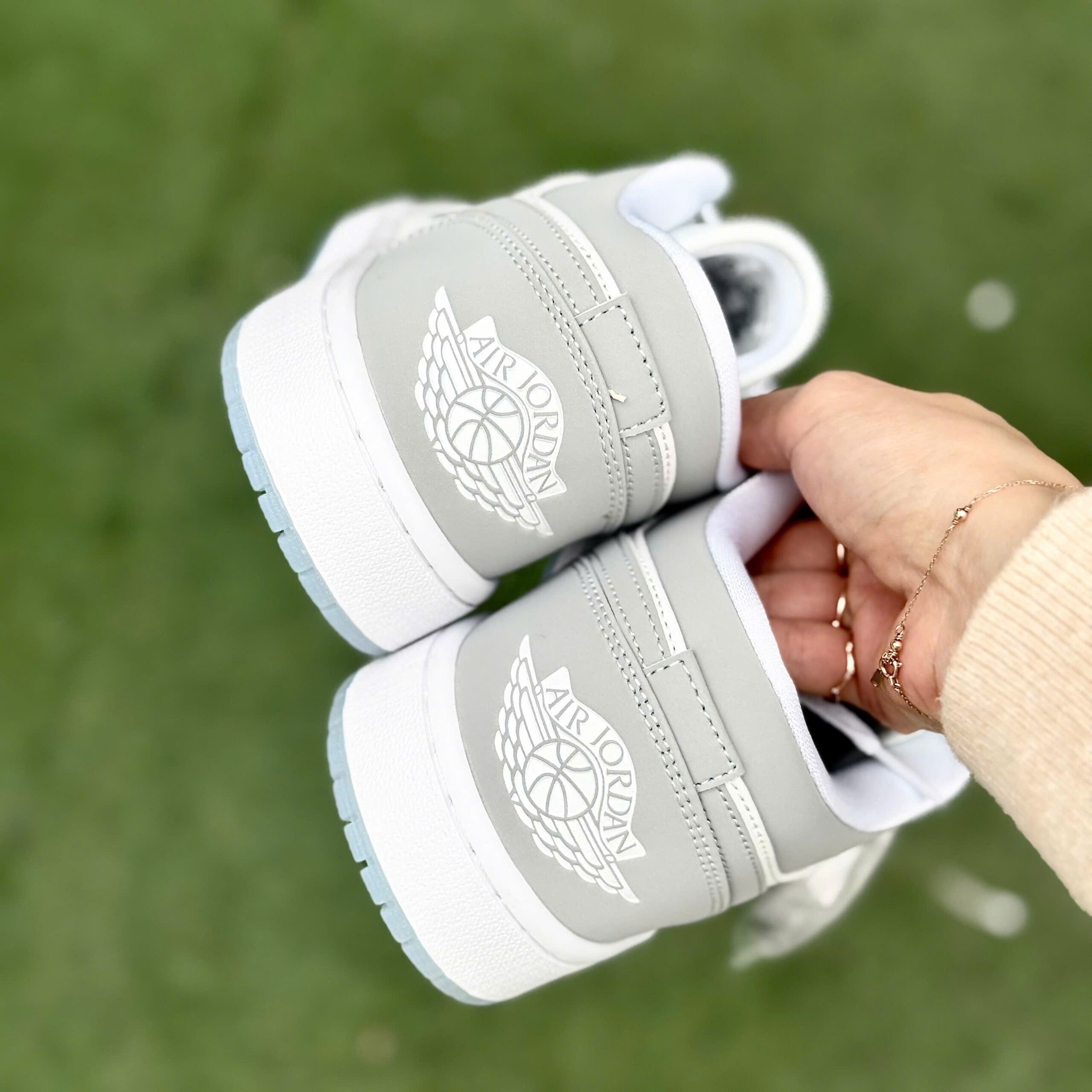 JD 1 LOW WOLF GREY - Ảnh 3