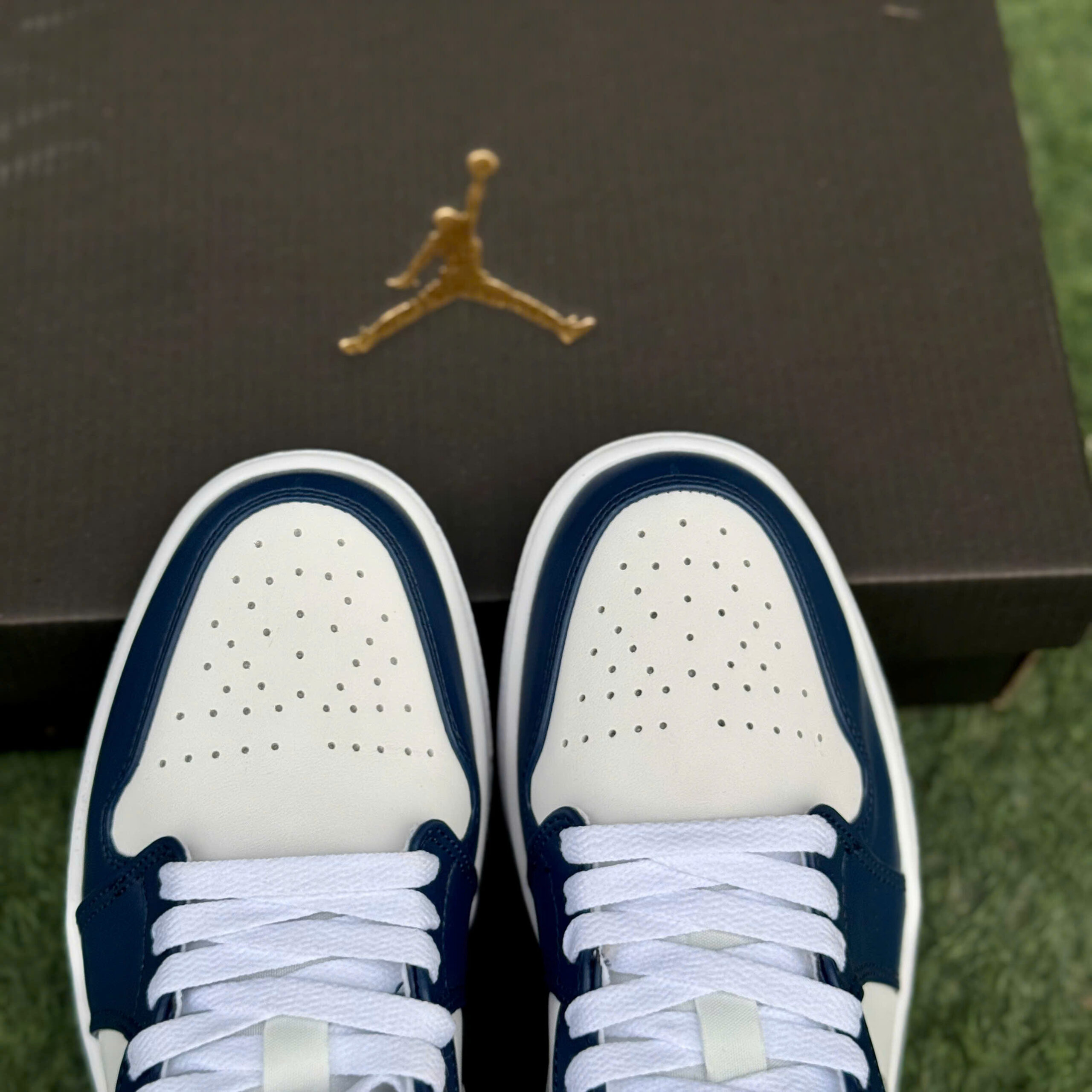 Jordan 1 Low Midnight Navy - Ảnh 4