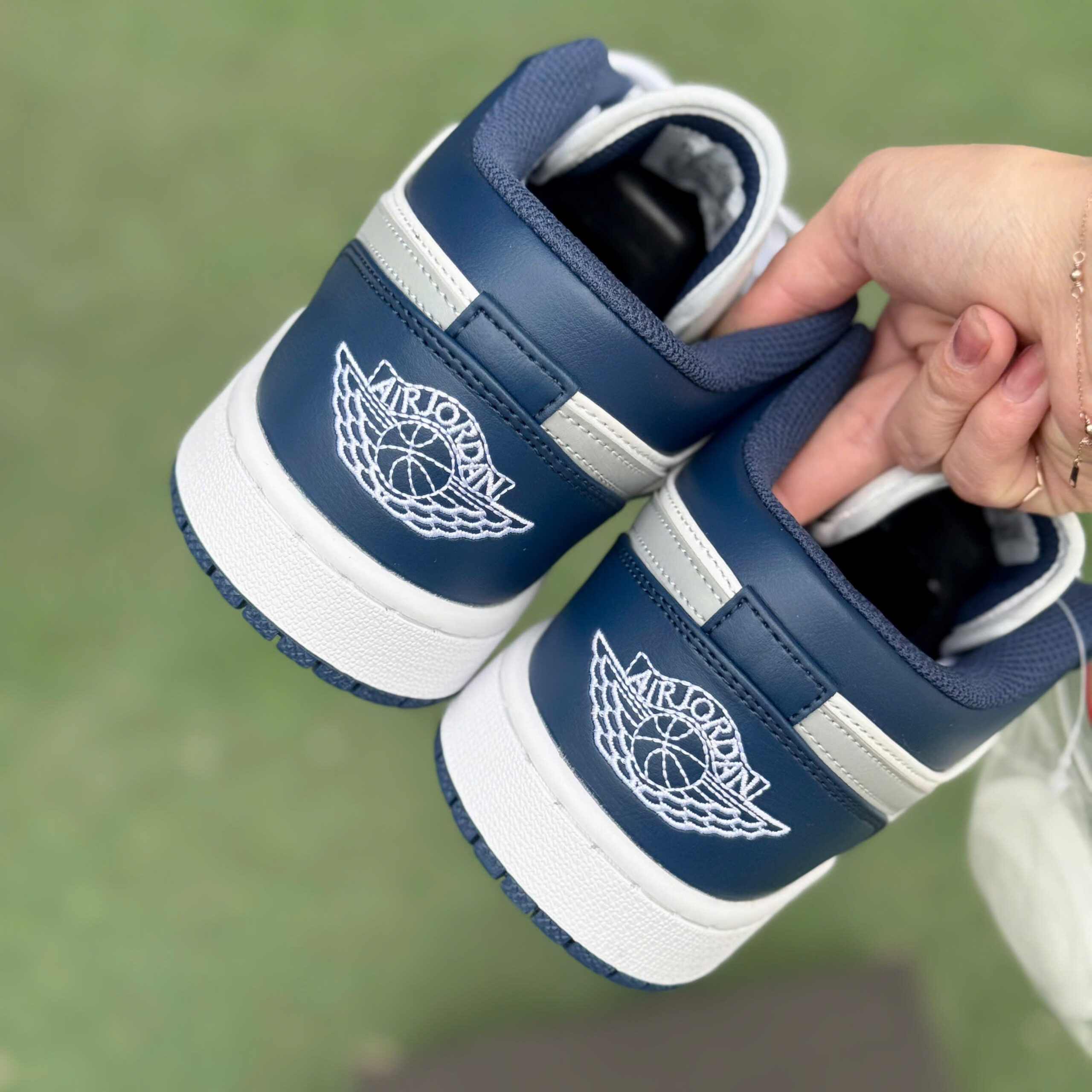 Jordan 1 Low Midnight Navy - Ảnh 5
