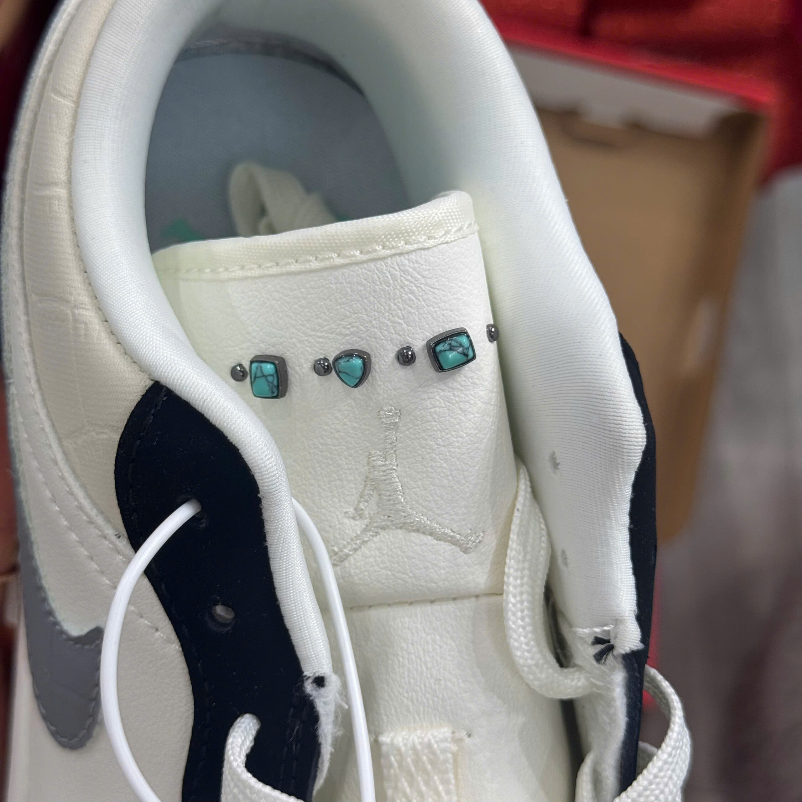 Jordan 1 Low Sail Light Smoke Grey - Ảnh 2