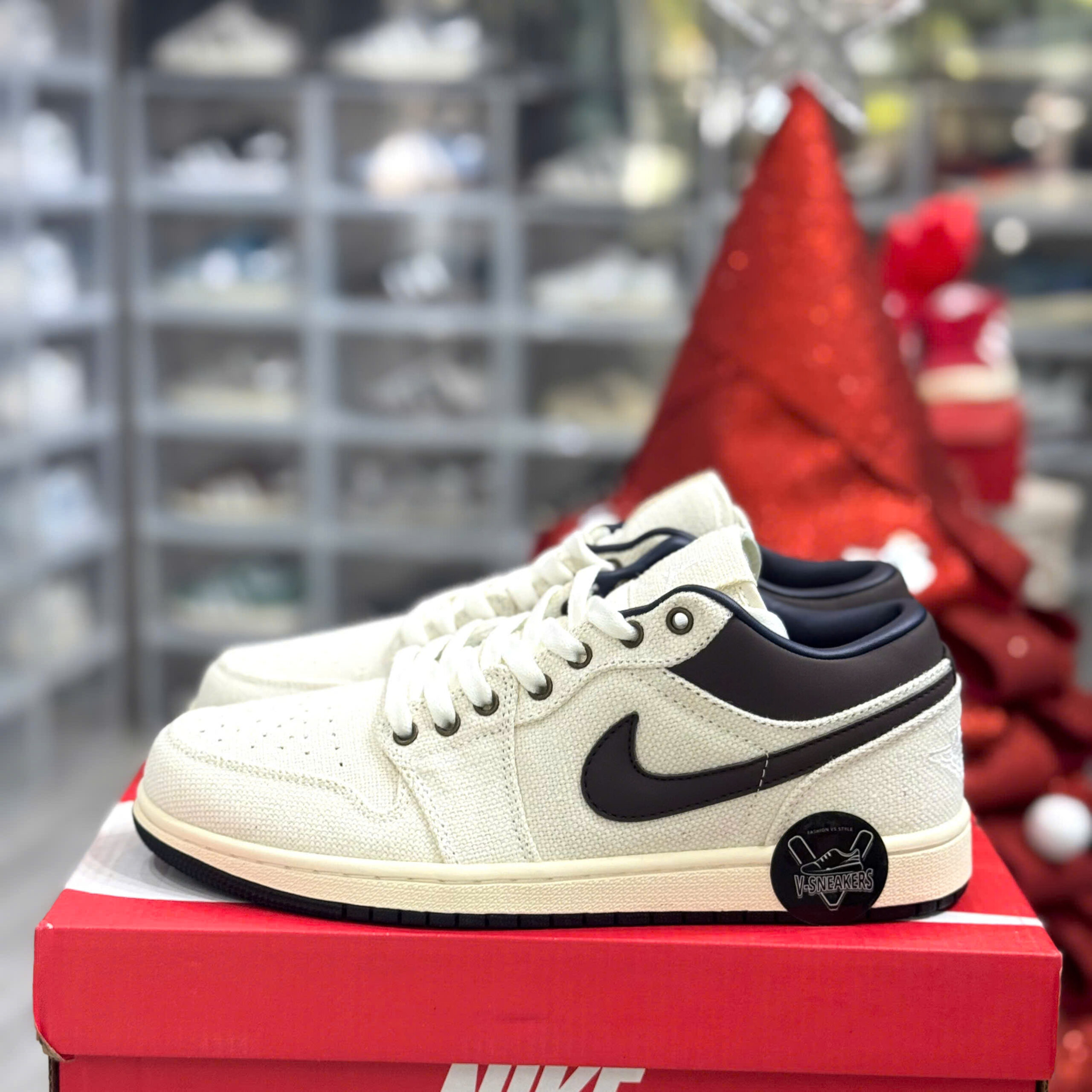 Jordan 1 Low Premium Pale Ivory Baroque Brown - Ảnh 4