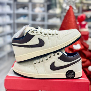 Jordan 1 Low Premium Pale Ivory Baroque Brown