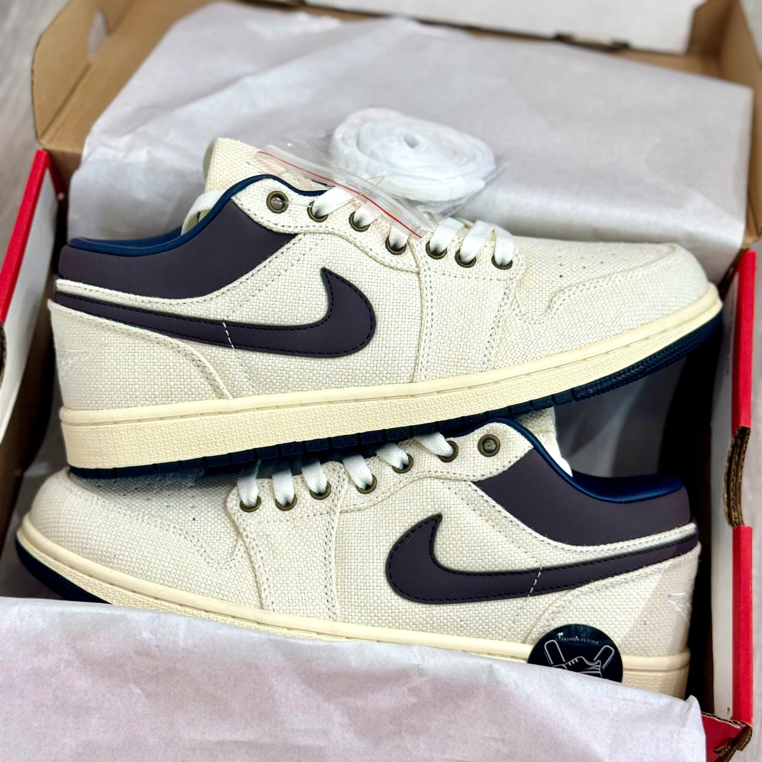 Jordan 1 Low Premium Pale Ivory Baroque Brown - Ảnh 3